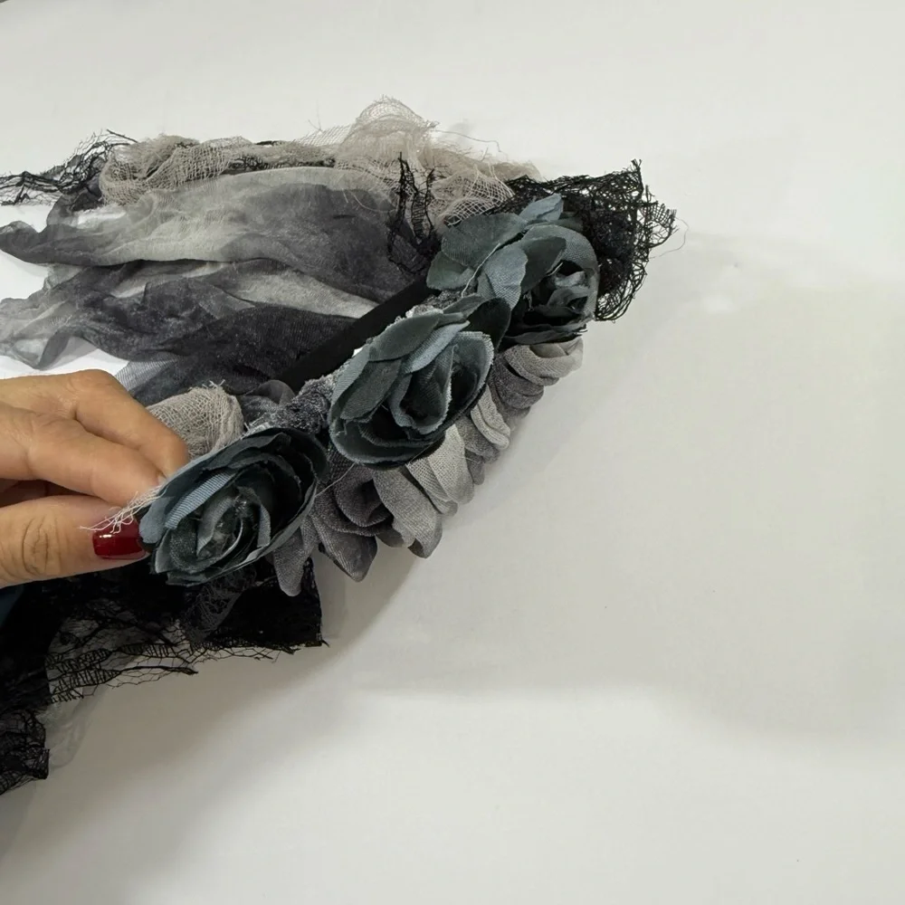 Spirit Cemetery Bride Child Costume with Veil